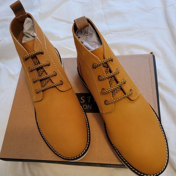 Silver Street of London / Chukkah Boots / Light Brown Leather / Size 9 - Picture 3 of 4